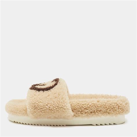 baby gucci fur slides|Gucci fur slides women.